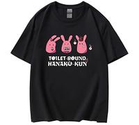 Camiseta de Anime japonés Jibaku Shounen Hanako Kun Camisetas Unisex de Verano de Manga Corta con Estampado de Dibujos Animados Ropa de Calle