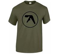 Camiseta de Aphex Twin para hombre, divertida, de baile, rave, música electrónica, L
