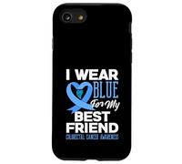 Camiseta de Apoyo para el cáncer colorrectal Wear Blue For My Best Friend Carcasa para iPhone SE (2020) / 7/8