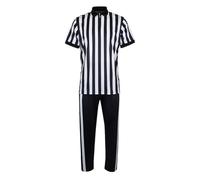 Camiseta de Árbitro Uniforme A Rayas Negras Y Blancas