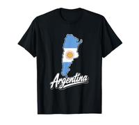 Camiseta de Argentina, gráfico de Mapa de la Bandera de Argentina para Argentino Camiseta