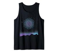 Camiseta de Artista de geometría Sagrada y Espiritual Camiseta sin Mangas