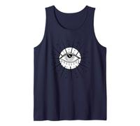 Camiseta de astrología de Ojo de Mandala tótem, Camiseta Retro Vintage Camiseta sin Mangas
