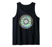 Camiseta de astrología de Ojo de tótem, Camiseta Vintage Retro Camiseta sin Mangas