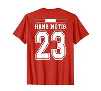 Camiseta de Austria Nombres Divertidos Hans Nötig Camiseta