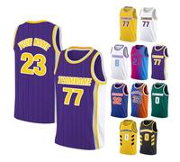 Camiseta de baloncesto personalizada para hombre, camiseta de baloncesto juvenil personalizada, diseño de uniforme de tu propio nombre y número, S-4XL, Morado y amarillo, Altoa única