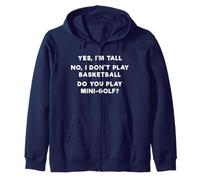 Camiseta de Baloncesto Yes I'm Tall No I Don't Play Sudadera con Capucha
