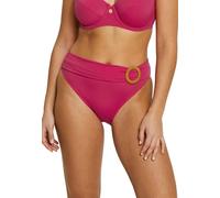 Camiseta de baño sin Complejo, Bragas Medianas para Mujer, Rosa Virtual, 34-36