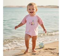Camiseta de baño UV Flower Pink manga corta | Little Dutch – 86/92