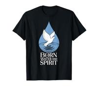 Camiseta de bautismo de Nacido del Agua y el Espíritu Camiseta