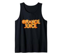 Camiseta de Bebida Favorita de Orange Juice Word Shirt Camiseta sin Mangas