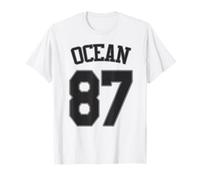 Camiseta de béisbol Ocean de Frank Rapper Blond 87 con álbum de R&B Camiseta