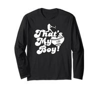 Camiseta de béisbol personalizada That's My Boy #29 para mamá y papá Manga Larga