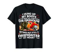 Camiseta de Bombero Retirado - Heart Still in The Firehouse Camiseta