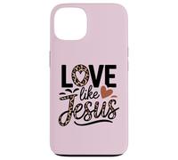 Camiseta de bondad basada en la fe cristiana Love Like Jesus Carcasa para iPhone 13