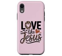 Camiseta de bondad basada en la fe cristiana Love Like Jesus Carcasa para iPhone XR