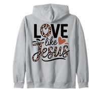 Camiseta de bondad basada en la fe cristiana Love Like Jesus Sudadera con Capucha