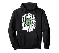 Camiseta de Brasil It's In My DNA Brasil Flag Brazilian Roots Sudadera con Capucha