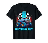 Camiseta de camión monstruo It's My 8th Birthday para niño y familia Camiseta