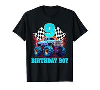 Camiseta de camión monstruo It's My 9th Birthday para niño y familia Camiseta