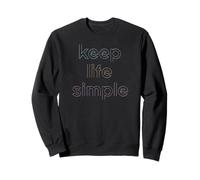 Camiseta de Camping - Minimalista Keep It Simple Outdoor Sudadera