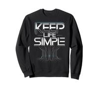 Camiseta de Camping - Minimalista Keep It Simple Outdoor Sudadera