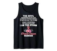 Camiseta de cáncer de Mama I Am The Storm - Conciencia sobre el cáncer de Mama Camiseta sin Mangas
