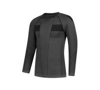 Rusty Stitches Baselayer Camisa funcional de manga larga, negro-gris, tamaño 2XL 3XL