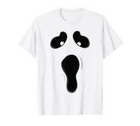 Camiseta de cara fantasma Fantasmas de Halloween Disfraz de cara fantasma Camiseta