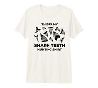 Camiseta de Caza This Is My Shark Teeth Fossil Treasure Hunter Camiseta Premium