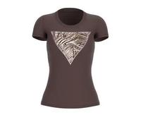 Camiseta de cebra para mujer Guess CN Triangle S