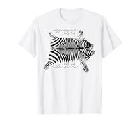 Camiseta de Cebra Spirit Cute Zebra Face Wild Animal Colorful 80s Camiseta