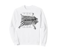 Camiseta de Cebra Spirit Cute Zebra Face Wild Animal Colorful 80s Sudadera