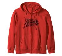 Camiseta de Cebra Spirit Cute Zebra Face Wild Animal Colorful 80s Sudadera con Capucha
