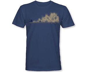 Camiseta de ciclismo de montaña para hombre: MTB Eat My Dust - Camiseta deportiva para hombre - Camiseta de ciclismo de carretera, Piedra Azul, XL