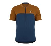 Ziener NARIUS Maillot de Ciclismo para Hombre, Bicicleta de montaña, de Carreras, Transpirable, de Secado rápido, elástico, Manga Corta, Madera, 46