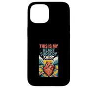 Camiseta de cirugía Heart This is my Heart Fun Mens Get Well Carcasa para iPhone 15