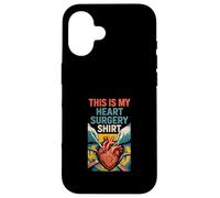 Camiseta de cirugía Heart This is my Heart Fun Mens Get Well Carcasa para iPhone 16