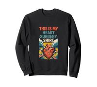 Camiseta de cirugía Heart This is my Heart Fun Mens Get Well Sudadera