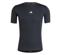 adidas Hombre Techfit Compression Training Shirt, Black, L