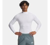 Camiseta de compresión de cuello cerrado ColdGear® para hombre Camiseta de compresión para hombre de manga larga. Tejido de doble capa, transpirable Blanco / Negro 3XL