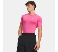 Camiseta de compresión HeatGear® para hombre Rosa Frenzy / Blanco L