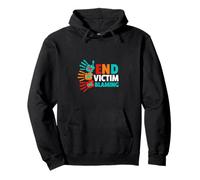 Camiseta de concienciación sobre agresión Sexual - Fin Culpa a la víctima Sudadera con Capucha