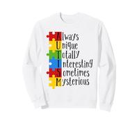 Camiseta de concienciación sobre el Autismo Always Unique Sudadera