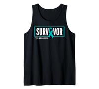 Camiseta de concienciación sobre el Trastorno de estrés postraumático - Survivor de Cinta Camiseta sin Mangas