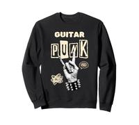 Camiseta de concierto de guitarra punk rock n roll Sudadera