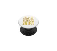 Camiseta de Concierto This Is My Country Western Cowboy Music PopSockets PopGrip Adhesivo