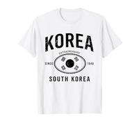 Camiseta De Corea Recuerdo De Seúl Bandera Coreana Hangul Camiseta