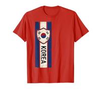 Camiseta De Corea Recuerdo De Seúl Bandera Coreana Hangul Camiseta