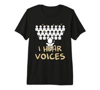 Camiseta de Coro con Texto en inglés I Hear Voices Camiseta Premium